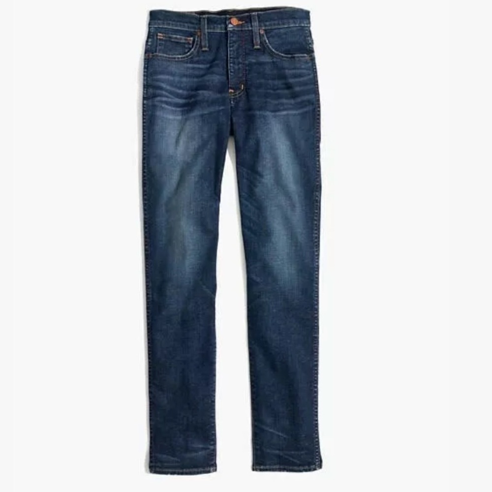 Like New Madewell Slim Straight Jeans in William Wash